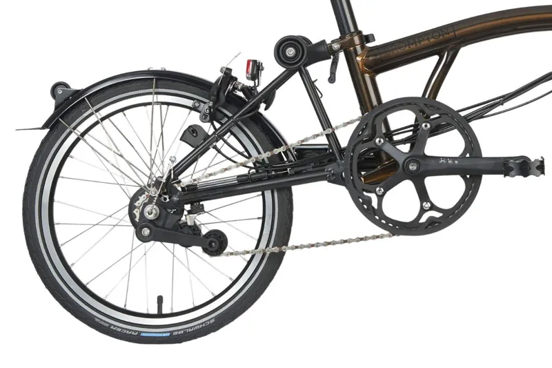 Brompton Electric C Line 4-speed Folding Bike 2025 in Black Lacquer-5