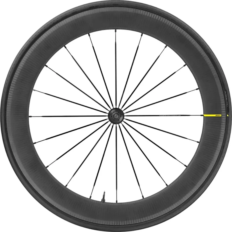 Mavic Ellipse Pro Carbon 65 UST 700c Rim Brake Front Road Wheel in Black