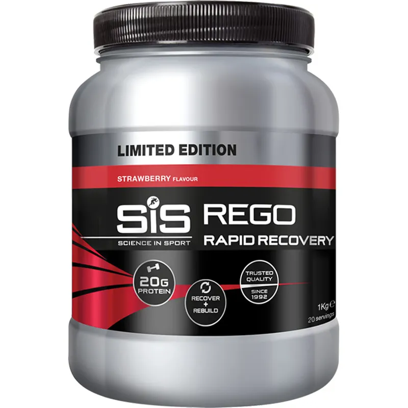 SIS REGO Rapid Recovery Drink Powder Strawberry 1.6kg Tub-1