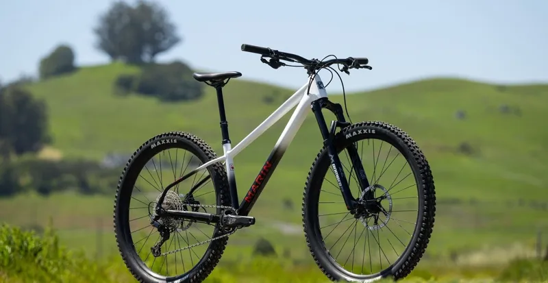 Marin San Quentin 3 29 Hardtail Mountain Bike 2025 in White/Black-6