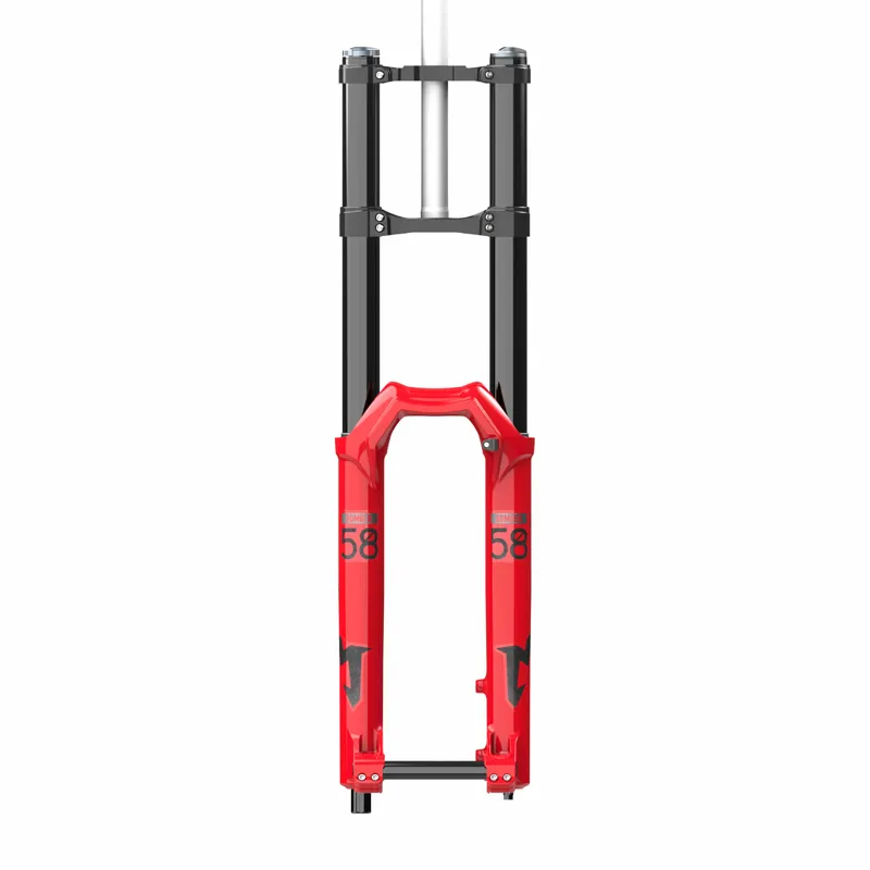Marzocchi Bomber 58 GRIP FIT 27.5 203mm 51mm Fork in Red 