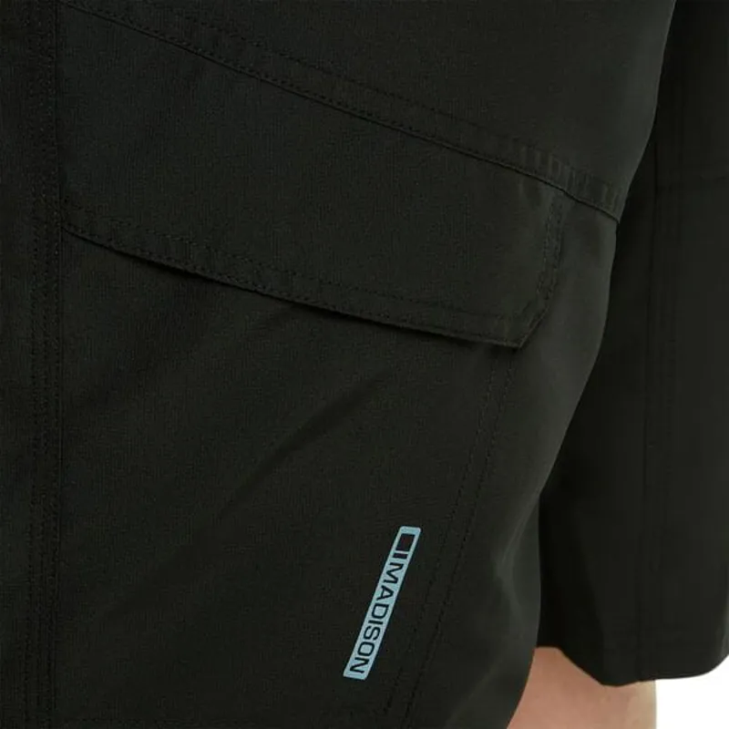 Madison Freewheel Baggy Shorts in Black-6