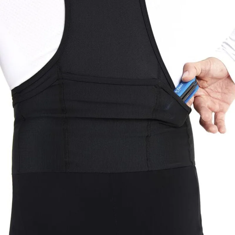 Madison Roam DWR Cargo Bib Tights in Black-2