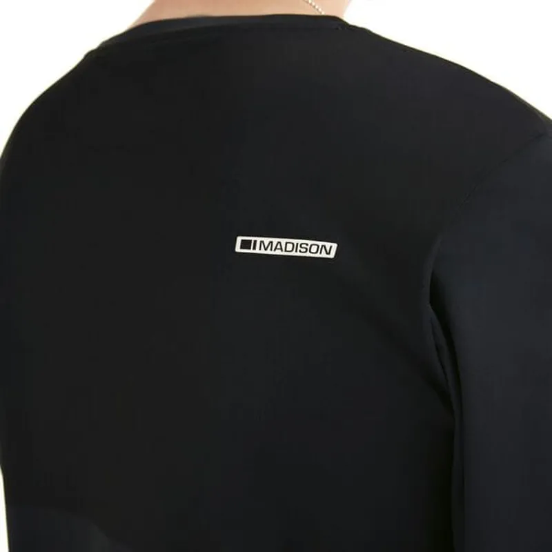 Madison Zenith Long Sleeve Thermal Jersey in Black-2