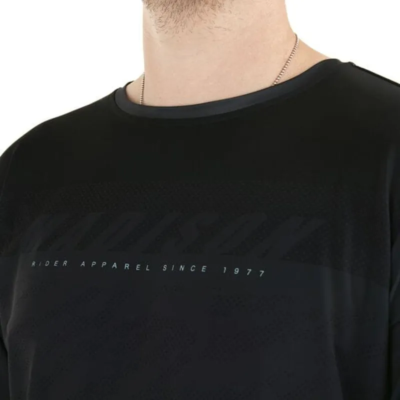 Madison Zenith Long Sleeve Thermal Jersey in Black-3