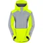 Madison Women's Stellar FiftyFifty Reflective Waterproof Jacket in Hi-Viz Yellow/Silver