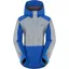 Madison Women's Stellar FiftyFifty Reflective Waterproof Jacket in Blue/Silver