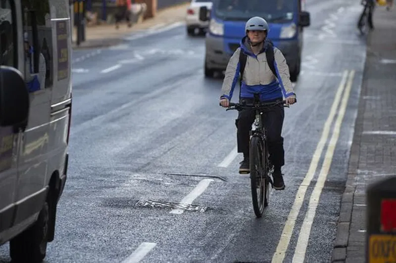 Madison Women's Stellar FiftyFifty Reflective Waterproof Jacket in Blue/Silver-3