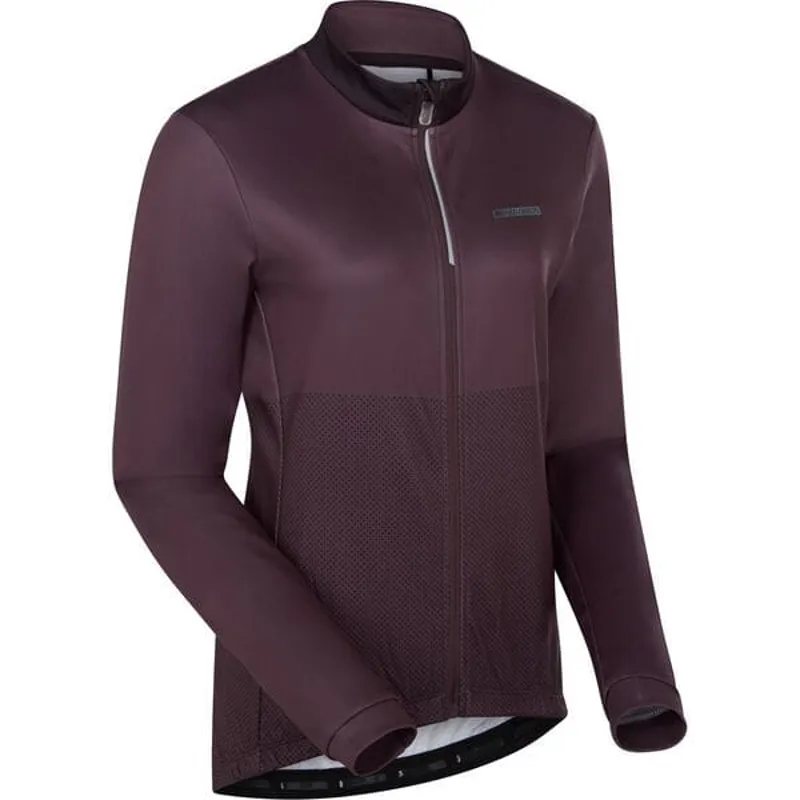 Madison Women's Sportive Long Sleeve Thermal Jersey in Mauve-1