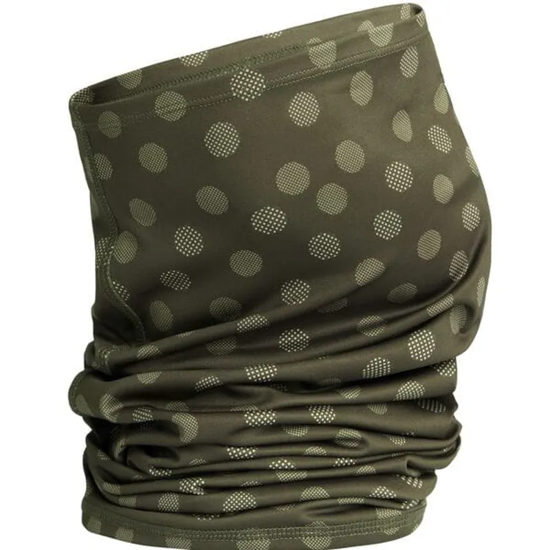 Madison Isoler Microfiber Neck Warmer in Polka Dark Olive -1