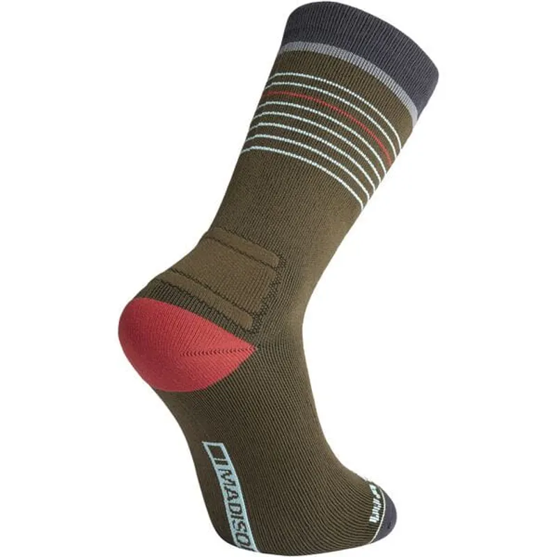 Madison Isoler Merino Waterproof Socks in Green-1