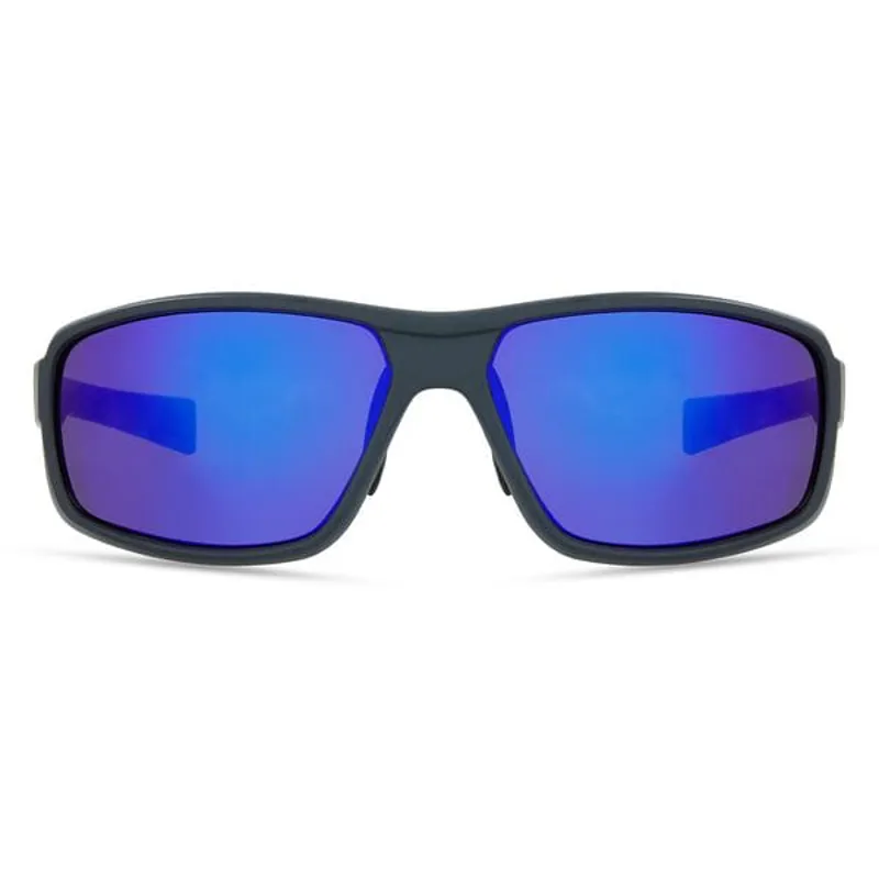 Target Glasses in Matt Dark Grey/Purple Mirror-3