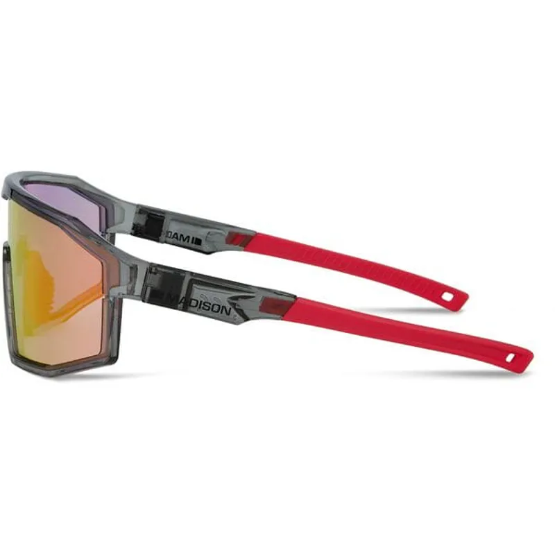 Madison Enigma Glasses in Crystal Smoke/Pink Rose Mirror-1