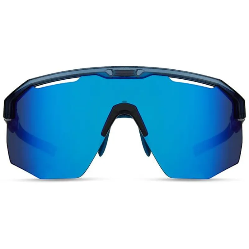 Madison Cipher Glasses 3 Pack in Crystal Gloss Blue/Blue Mirror/Amber and Clear-3