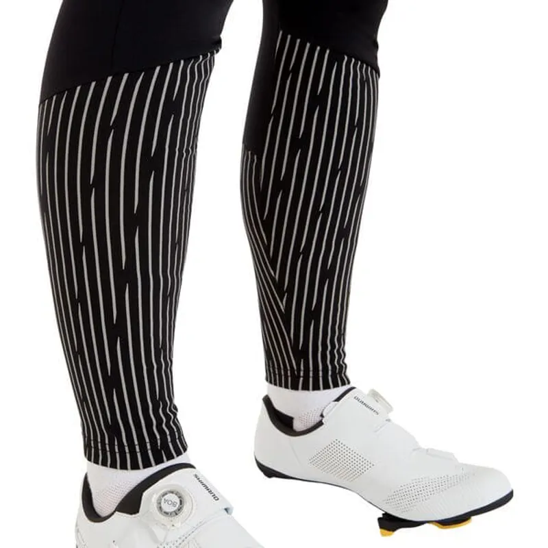 Madison Women's Stellar Padded Reflective Thermal Tights with DWR Black-4