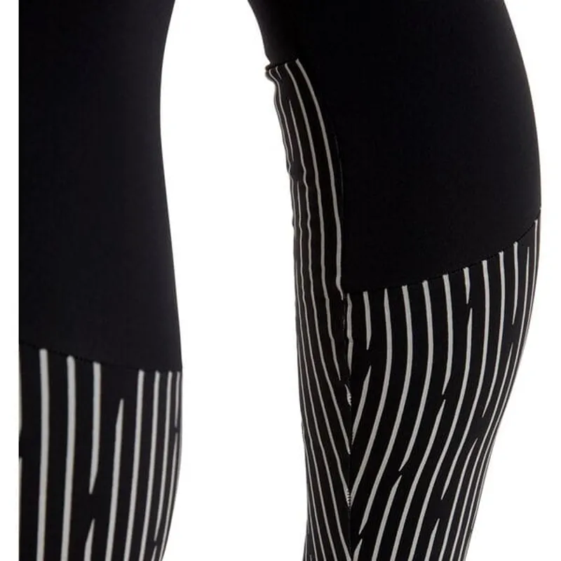 Madison Women's Stellar Padded Reflective Thermal Tights with DWR Black-7