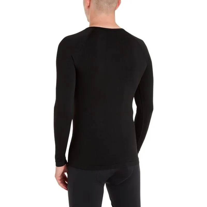 Madison Roam Isoler Mesh Long Sleeve Baselayer in Black-2