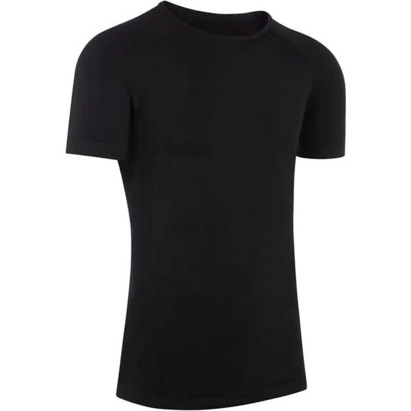 Madison Roam Isoler Mesh Short Sleeve Baselayer in Black-1
