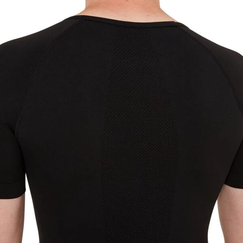 Madison Roam Isoler Mesh Short Sleeve Baselayer in Black-5