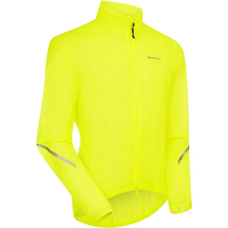 Madison Flux 2-Layer Ultra Packable Waterproof Jacket in Hi-Viz Yellow-1