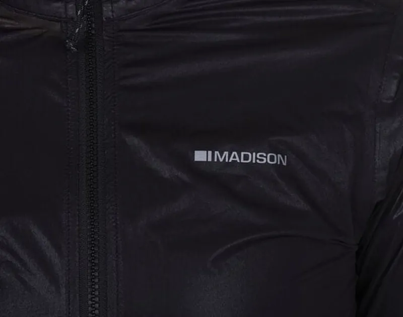 Madison Women's Flux 2-Layer Ultra Packable Waterproof Jacket in Black-2