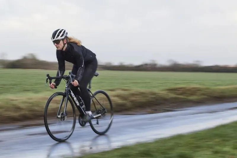 Madison Women's Flux 2-Layer Ultra Packable Waterproof Jacket in Black-8