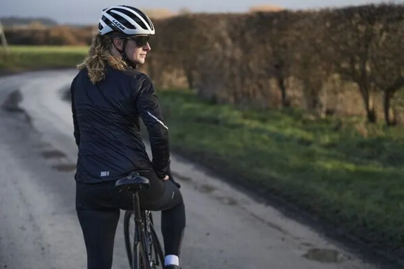 Madison Women's Flux 2-Layer Ultra Packable Waterproof Jacket in Black-9