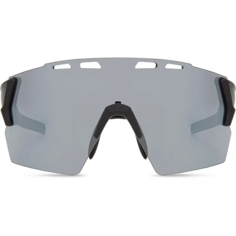 Madison Stealth II Sunglasses in Matt Black/Silver Mirror-3