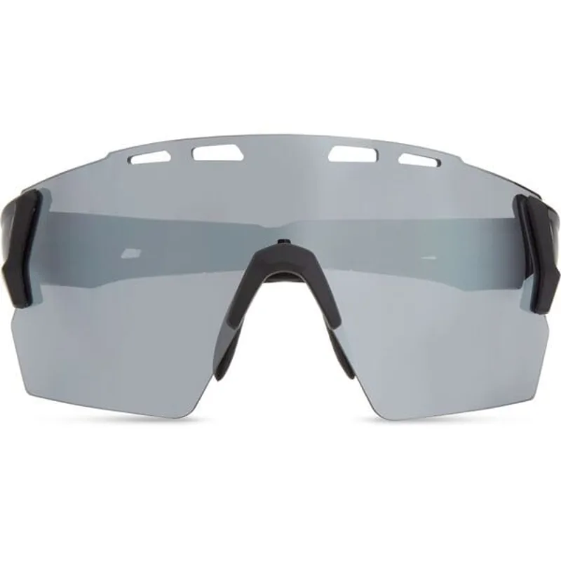 Madison Stealth II Sunglasses in Matt Black/Silver Mirror-4
