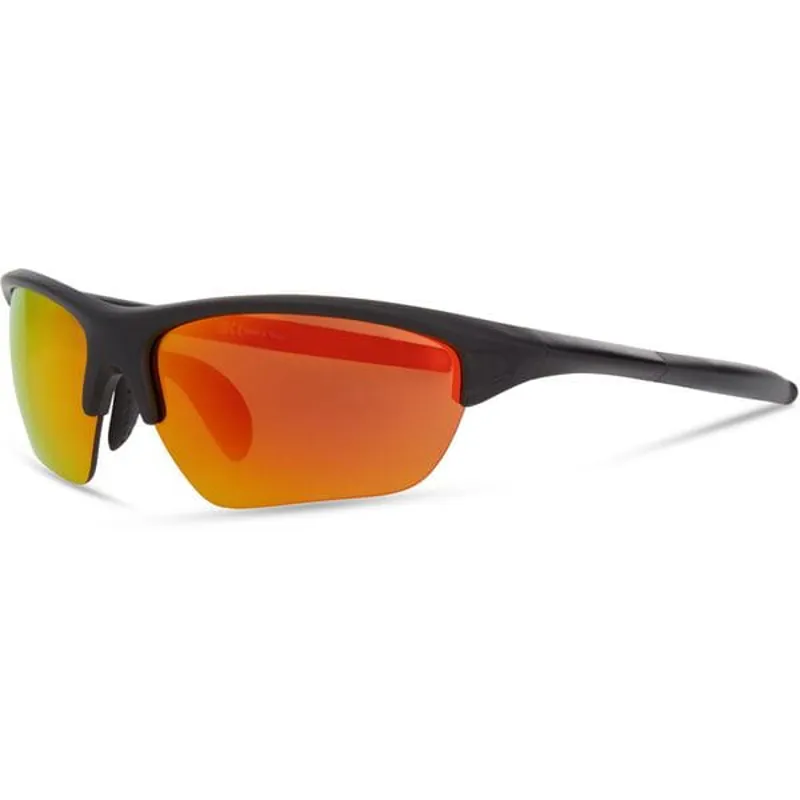 Mission II Sunglasses in Matt Black/Silver Mirror/Fire Mirror-5