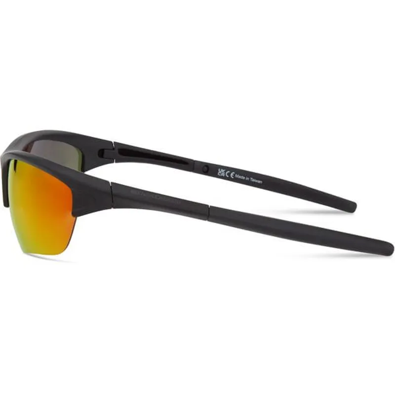 Mission II Sunglasses in Matt Black/Silver Mirror/Fire Mirror-6