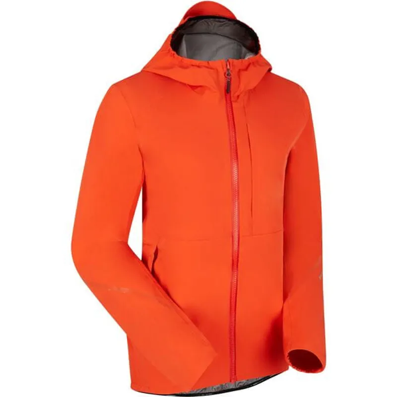 Madison Women's Flux 3-Layer Waterproof Trail Jacket in Magma Red-1