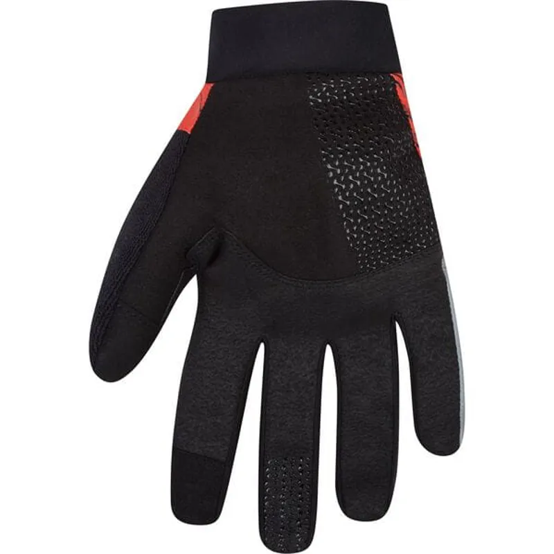 Madison Flux Waterproof Trail Winter Gloves in Magma Red-1