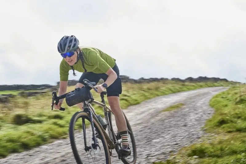 Madison Women's Roam Short Sleeve Jersey in Moss Green-8