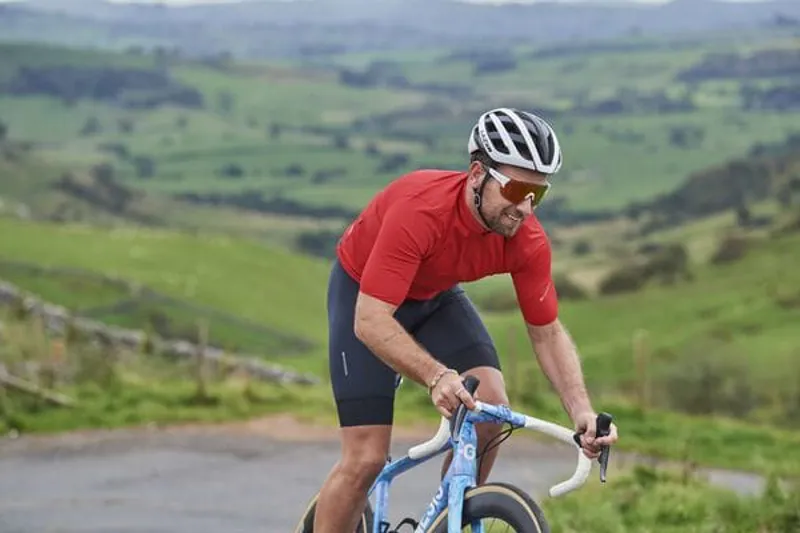 Madison Flux Short Sleeve Jersey in True Red-7