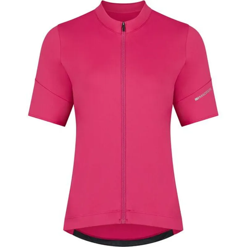 Madison Women's Flux Short Sleeve Jersey in Magenta Pink