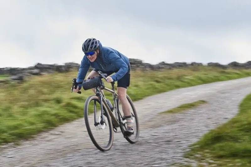 Roam Women's Lightweight Windproof Packable Jacket in Lake Blue-9