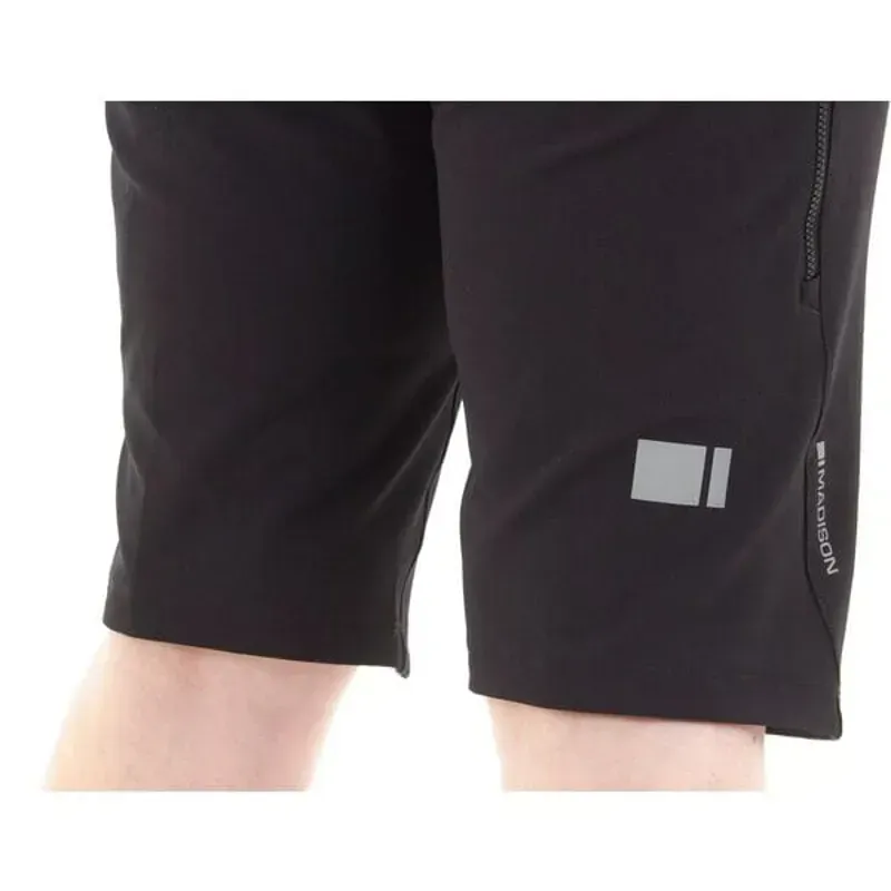 Madison Freewheel Men's Trail Shorts in Black-2