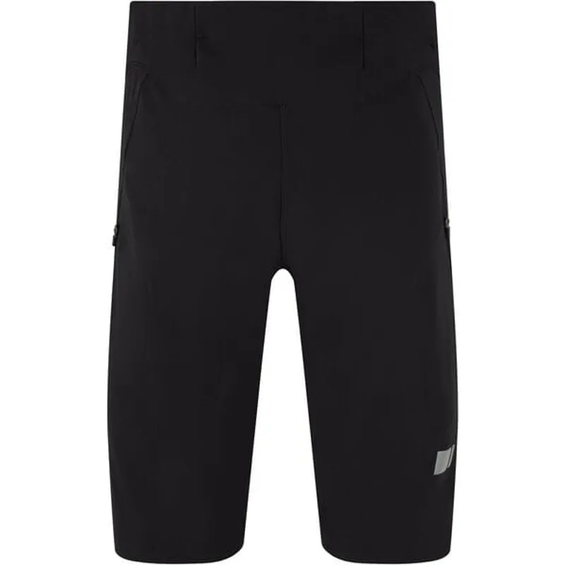 Madison Women's Flux DWR Stretch Trail Short in Black-1