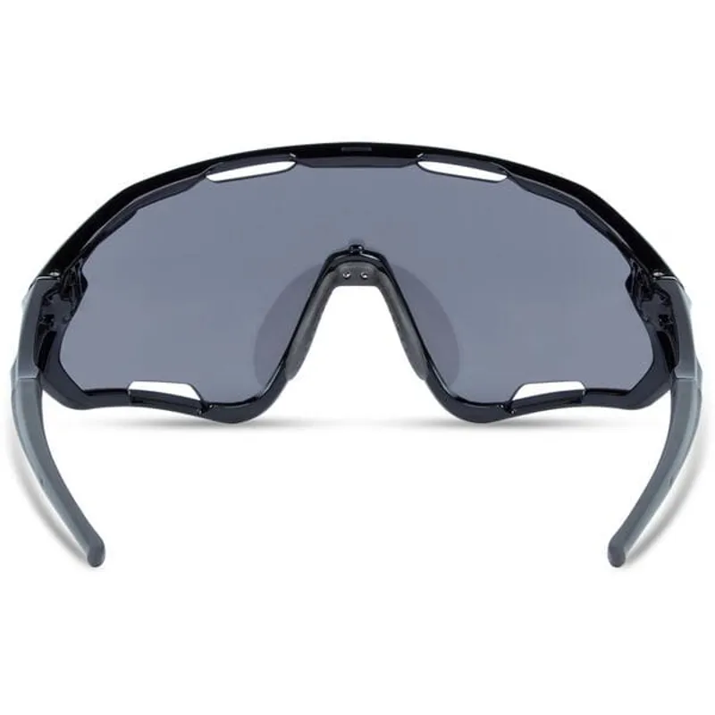 Madison Code Breaker II Sunglasses in Gloss Black/Silver Mirror-2