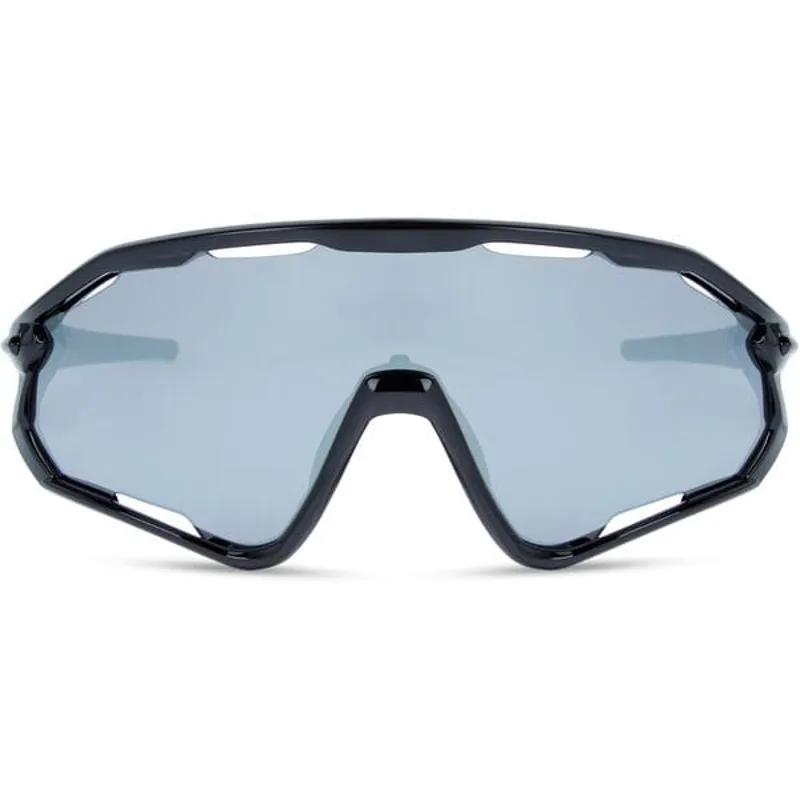 Madison Code Breaker II Sunglasses in Gloss Black/Silver Mirror-3