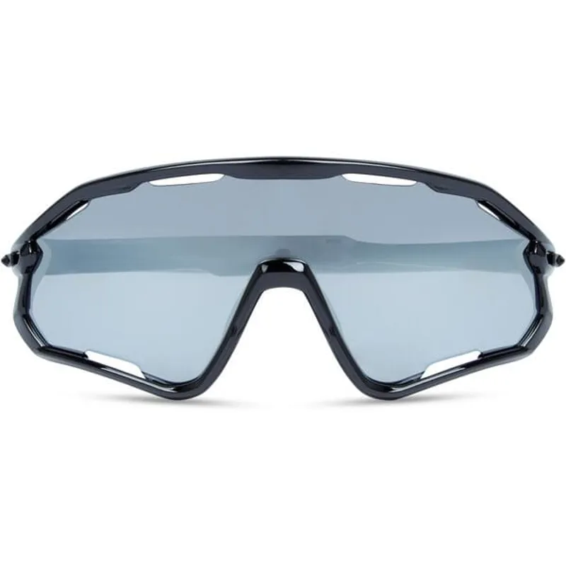 Madison Code Breaker II Sunglasses in Gloss Black/Silver Mirror-4