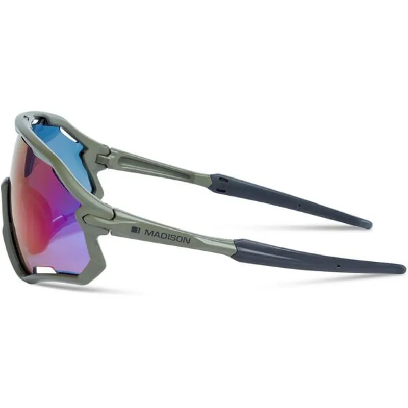 Madison Code Breaker II Sunglasses in Midnight Green/Purple Mirror-1