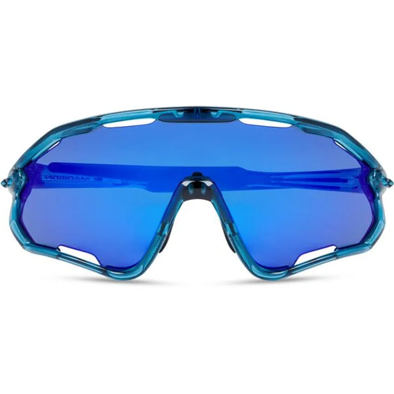 Madison Code Breaker II Sunglasses 3 Pack in Crystal Gloss Blue/Blue Mirror/Amber/Clear-4