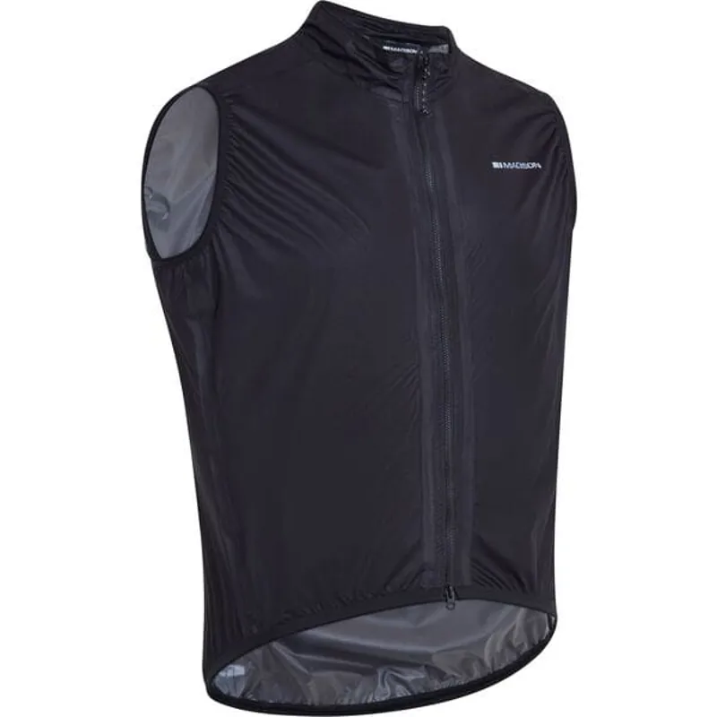 Madison Flux Ultra Packable Waterproof Gilet in Black-1