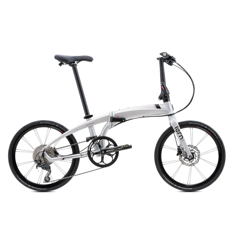 Tern Verge P10 Folding Bike 2021 in Silver-1
