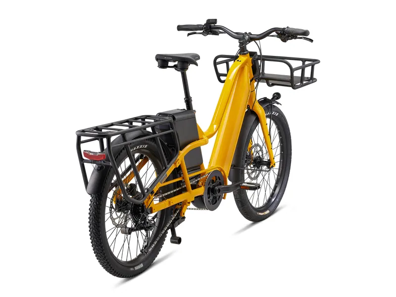 Momentum PakYak E+ Electric Cargo Bike 2025 in Bumblebee Yellow-2