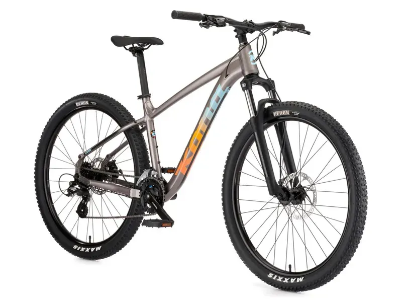 Kona Lana'I Hardtail Mountain Bike 2026 in Satin Faux Raw w/ Gloss Tropicana Fade Decals-1
