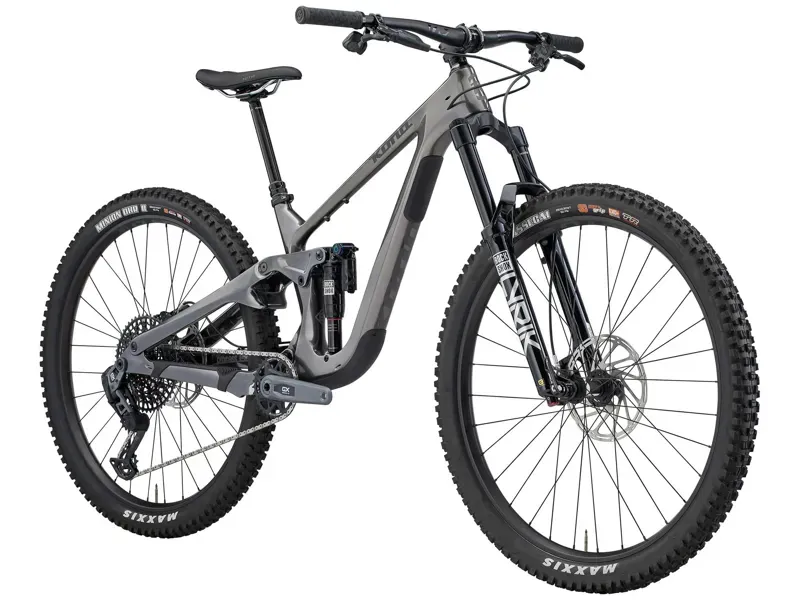 Kona Process G3 CR/DL 153 Carbon Full Suspension Mountain Bike 2026 in Gloss Faux Dark Chrome w/ Satin Le-1