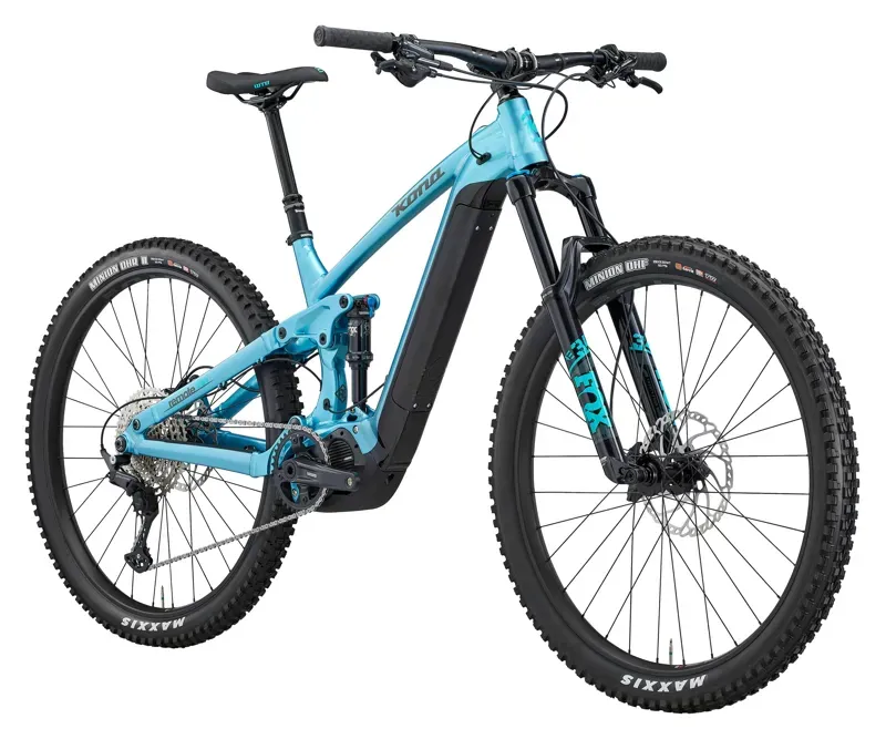 Kona Remote 130 Electric Mountain Bike 2026 in Blue-1